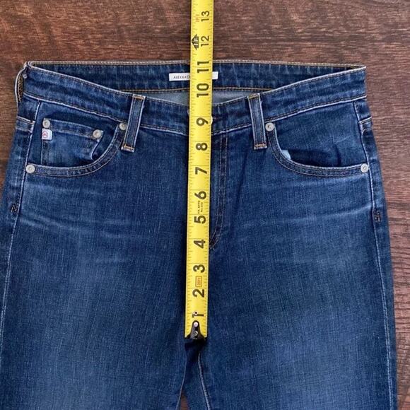 AG Adriano Goldschmied x Alexa Chung Jeans Skinny Medium Wash Blue Denim Size 27 - Picture 8 of 10